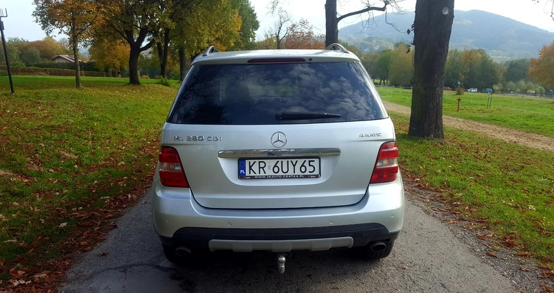 Mercedes-Benz ML cena 56900 przebieg: 117000, rok produkcji 2007 z Łobez małe 172